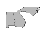 Alabama, Georgia, North Carolina